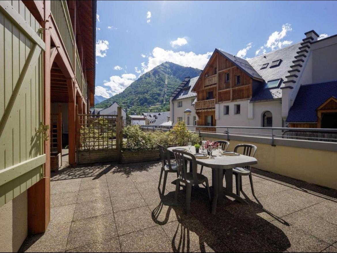 Appartement avec Piscine Intérieure Centre Village Saint Lary Exterior foto